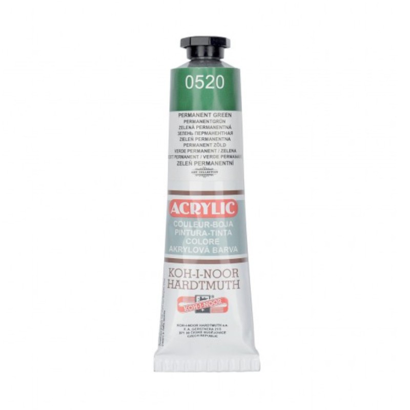 Culoare Acril, Verde Permanent, 40 ml