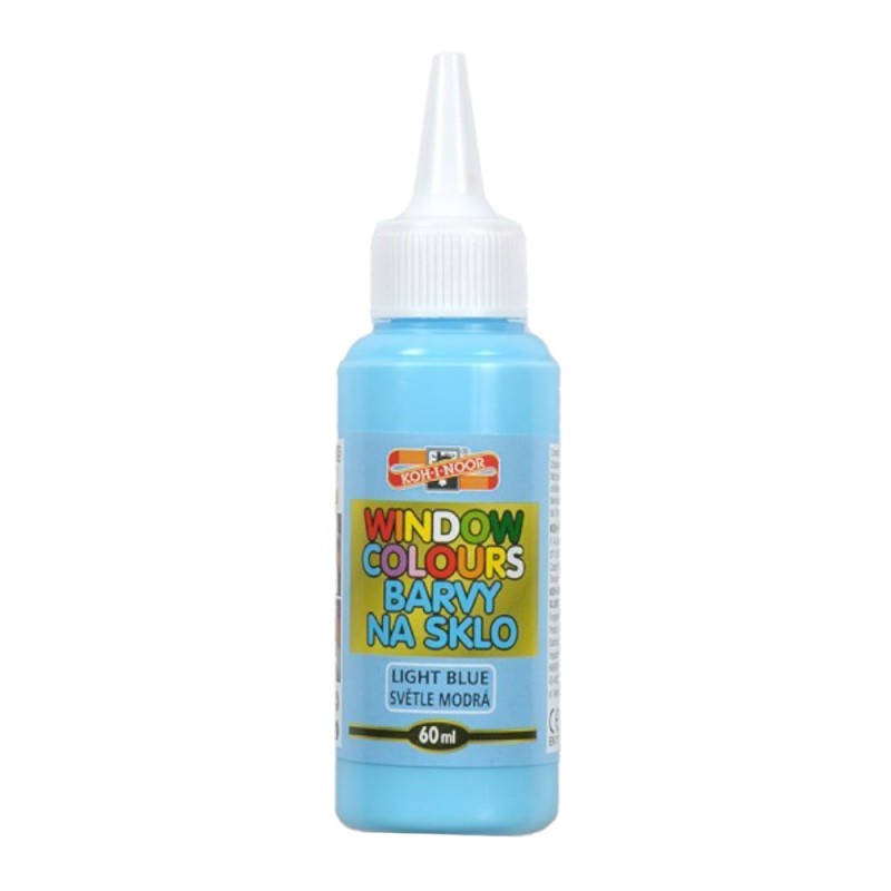 Culoare pentru Sticla, Albastru Deschis, 60 ml