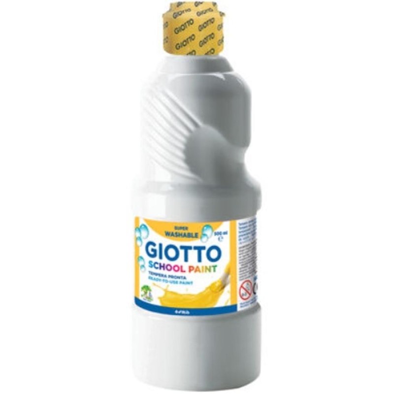 Culoare Tempera Giotto, White, 500 ml