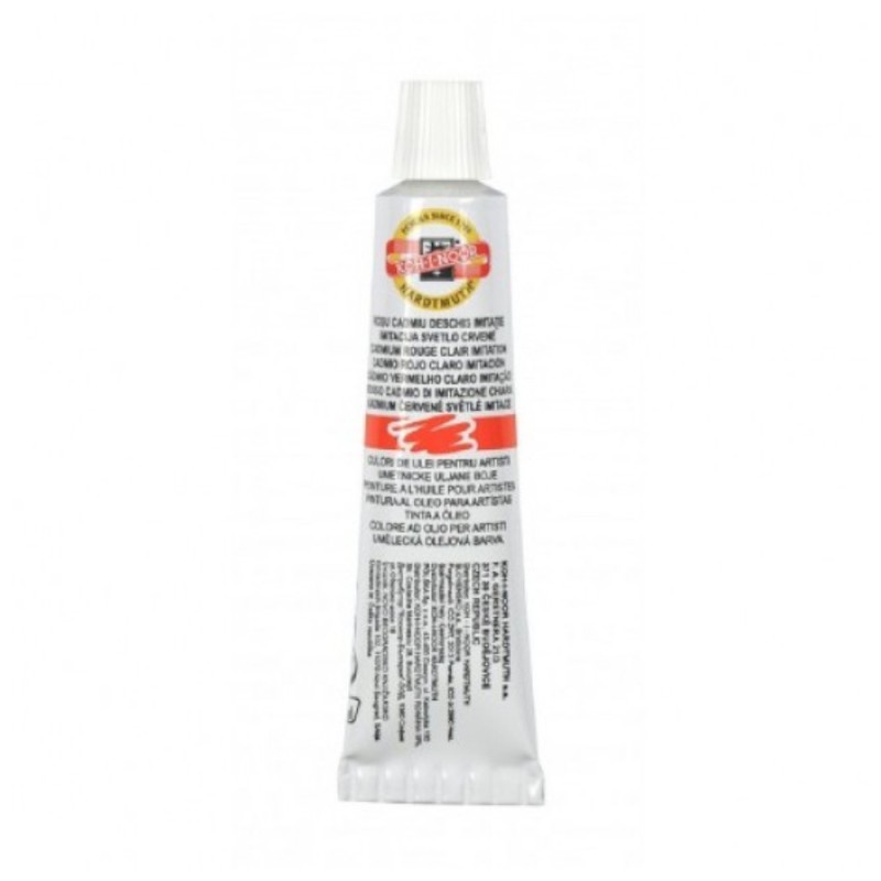 Culoare Ulei, Rosu Cadmiu Deschis, 16 ml