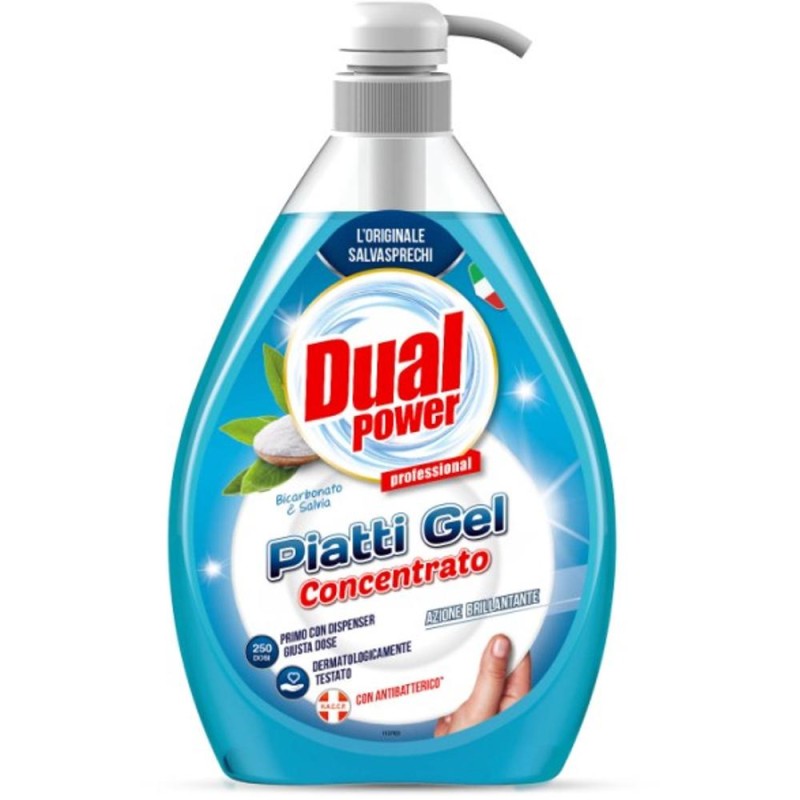 Detergent Vase Gel Dual Power, Bicarbonat, 1 l