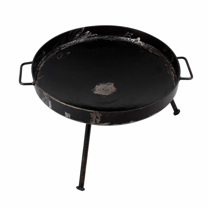 Disc de Gatit, Picioare Detasabile, Otel, cu Margine de 5 cm, Diametru 51 cm