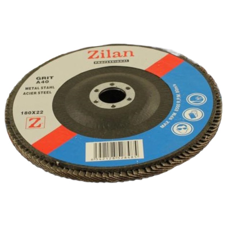 Disc Lamelar Smirghel, pentru Slefuit, 180 mm, Z-tools