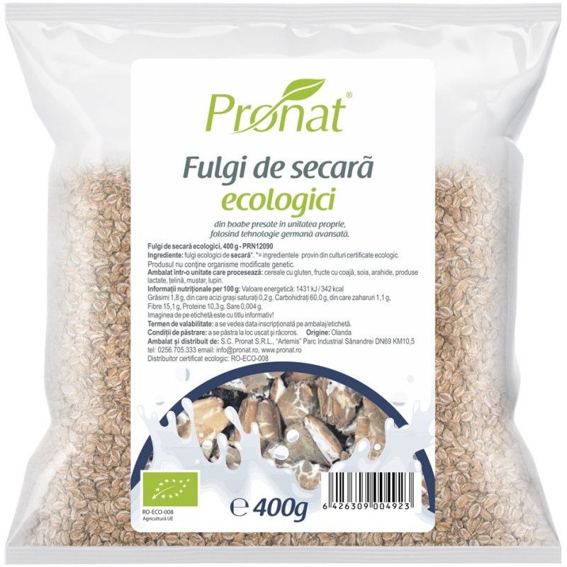 Fulgi Bio de Secara 400 g