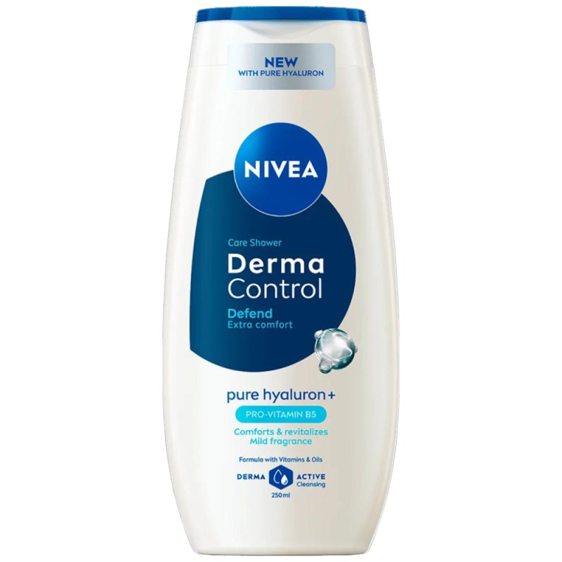 Gel Dus Nivea Derma Control Defend, 250 ml
