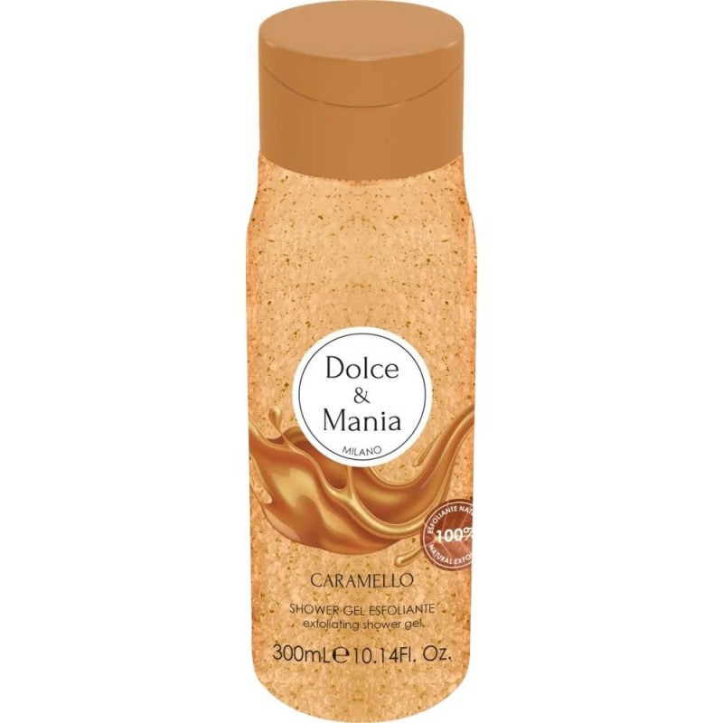 Gel Dus Scrub Dolce & Mania, Caramel, 300 ml