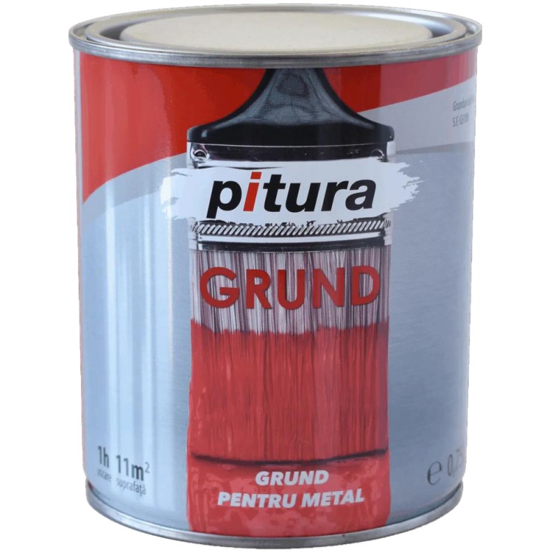 Grund pentru Metal, Pitura, Kober, 0.75 l, Rosu Oxid