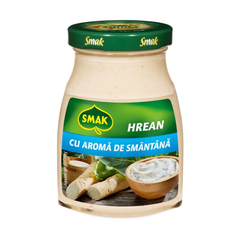 Hrean cu Smantana, Smak, 175 g