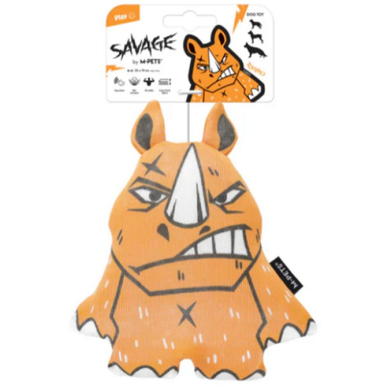 Jucarie pentru Caini M-PETS, Savage Rhino