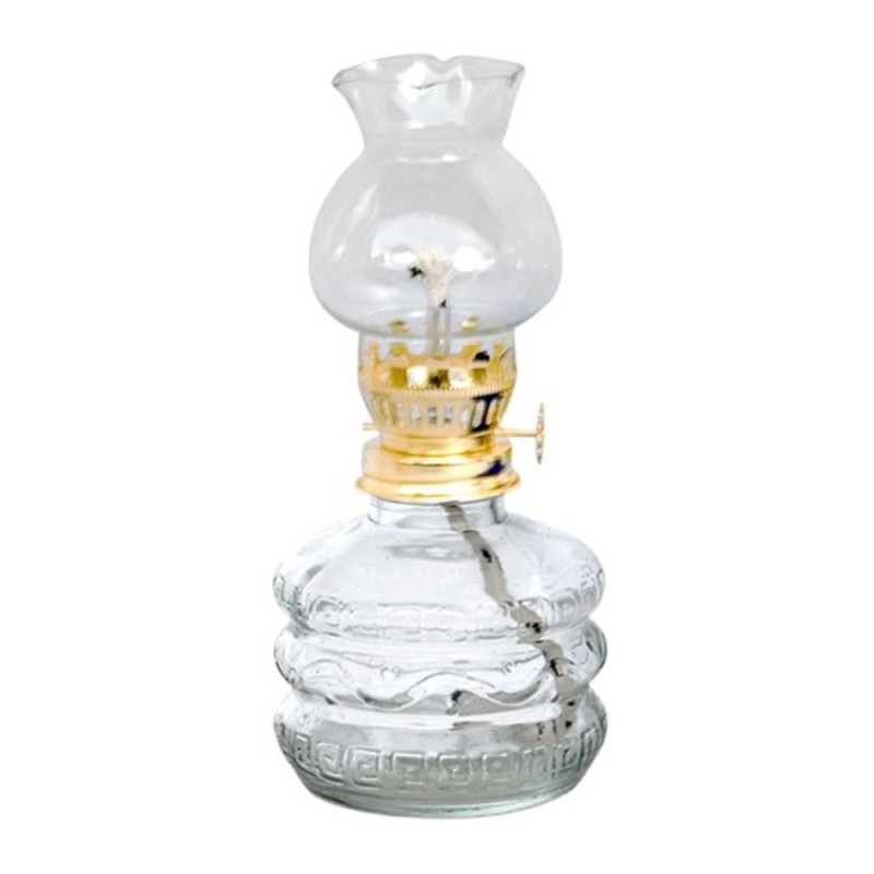 Lampa Mica in Forma Dreapta, pentru Ulei Parafinic - 16 cm