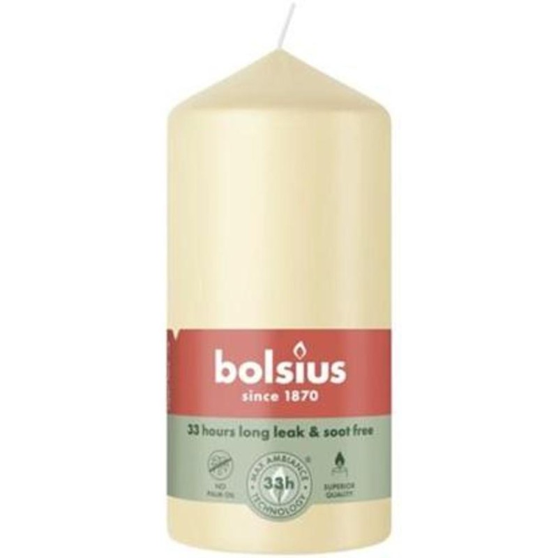 Lumanare Stalp, Bolsius, Bej, 33 Ore