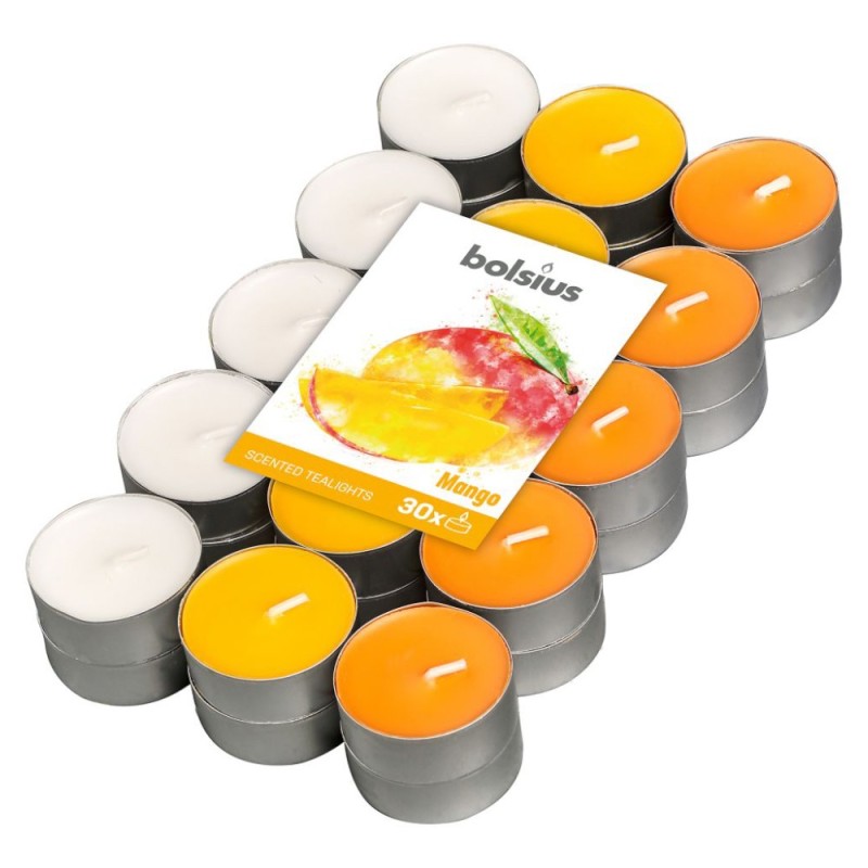 Lumanari Pastila, 4 Ore, Mango, 30 Bucati