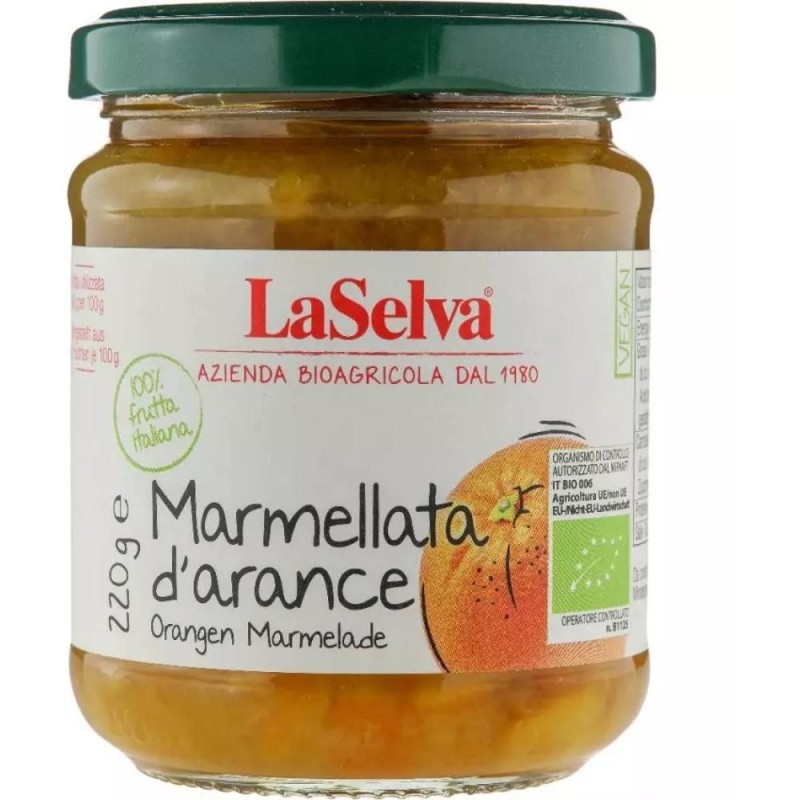 Marmelada Bio de Portocale, 220 g, LaSelva
