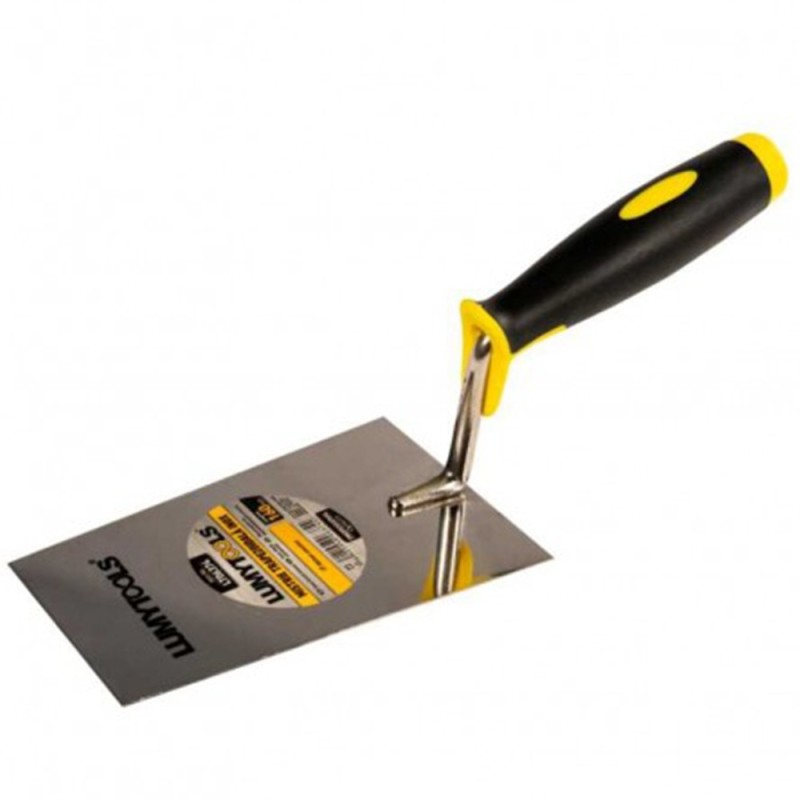 Mistrie Trapez Inox, 160 mm, Maner Cauciuc, Lumytools
