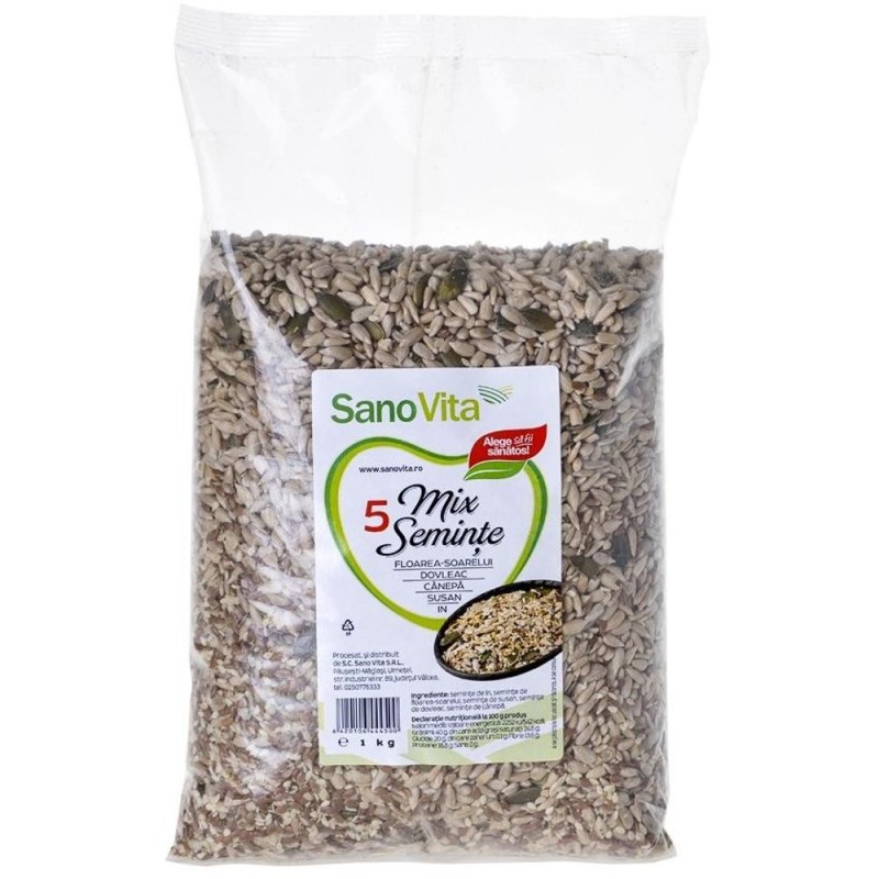 Mix 5 Seminte, Sanovita, 1 Kg