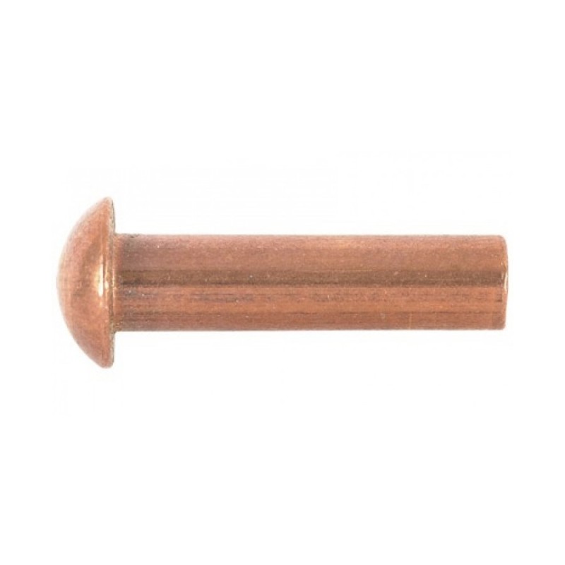 Nit Cap Semirotund DIN 660 Cupru, 6 x 25