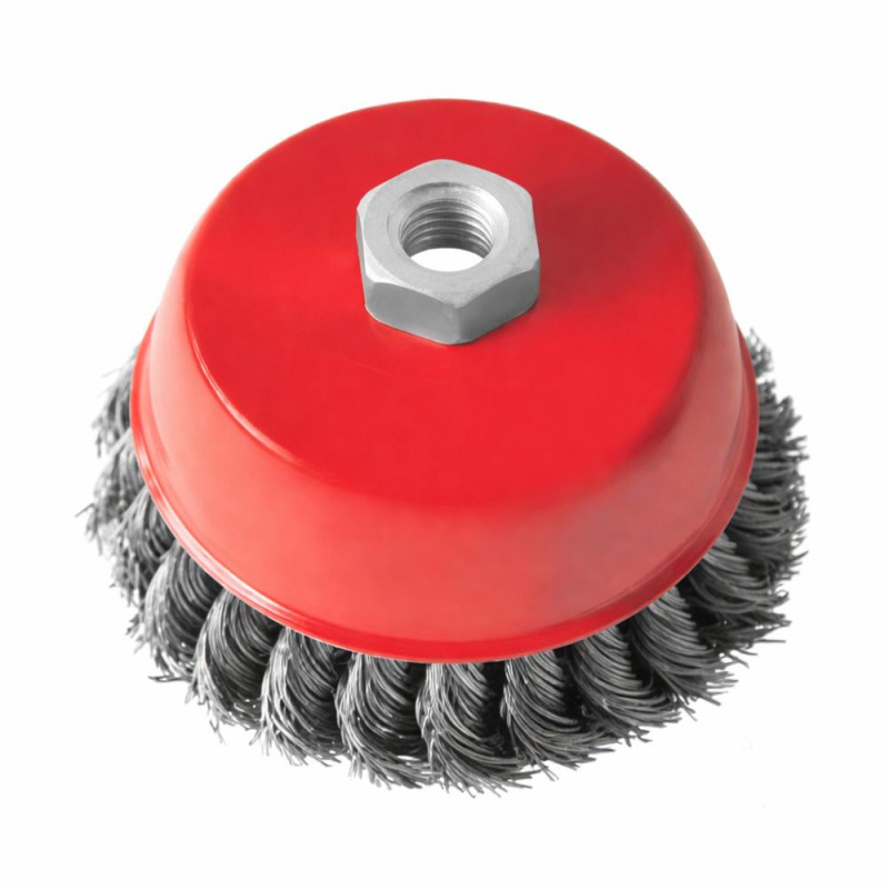 Perie cu Sarma, Fir Rasucit, 125 mm, pentru Curatare, Slefuire Metalica, Smart Heater