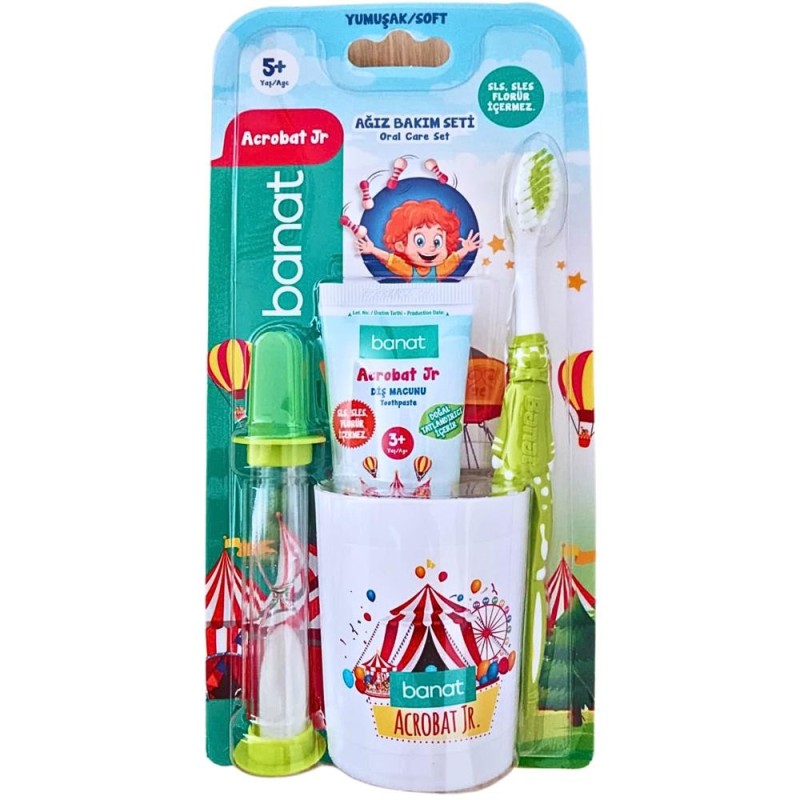 Periuta de Dinti Banat Junior Set Acrobat