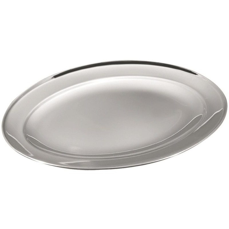 Platou Oval, din Inox, 40 cm, Grunberg