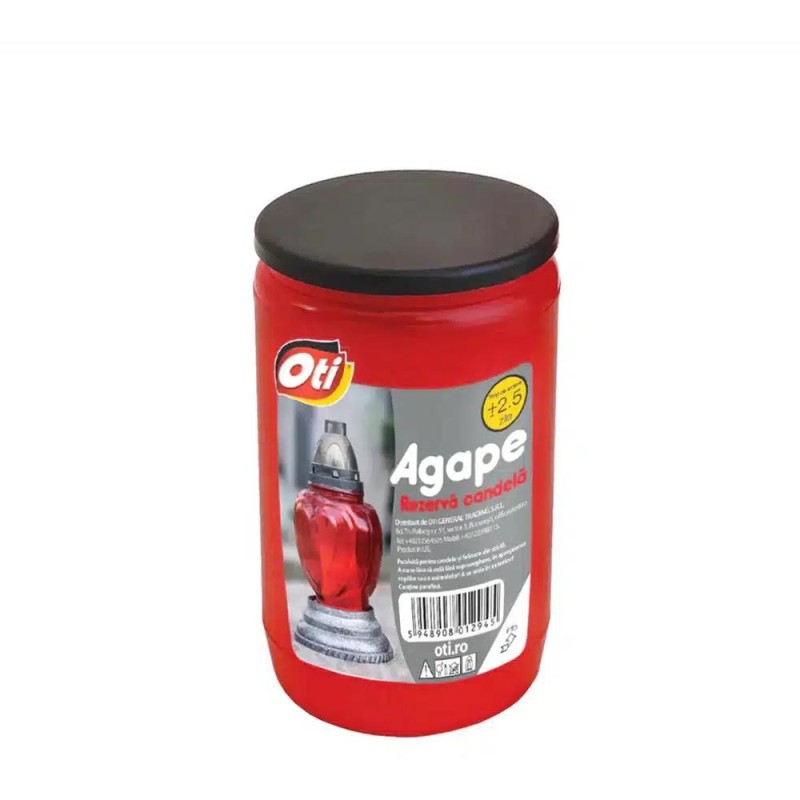 Rezerva Candela Agape, Timp Ardere 2.5 Zile, Rosu
