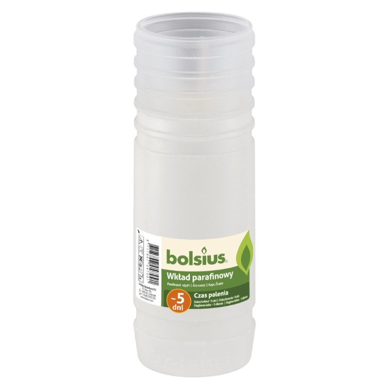 Rezerva Candela Alba Bolsius cu Ulei, 5 Zile
