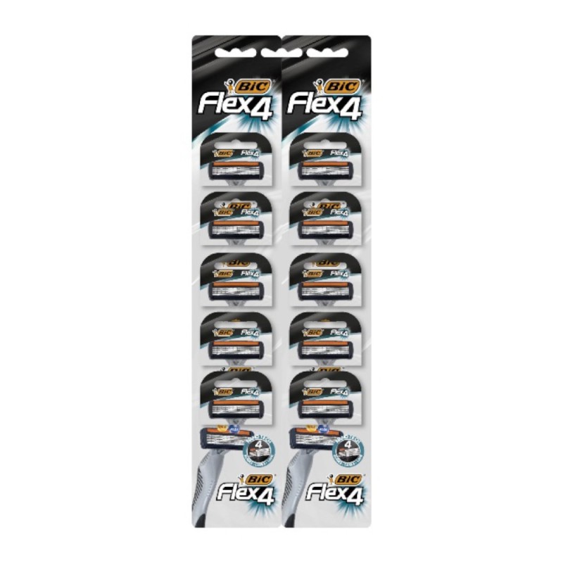 Rezerve Aparat de Ras Flex4, Bic, 10 Bucati