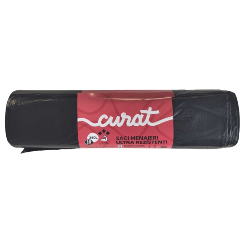 Saci Menajeri Curat, PE, 240 l, 10 Bucati