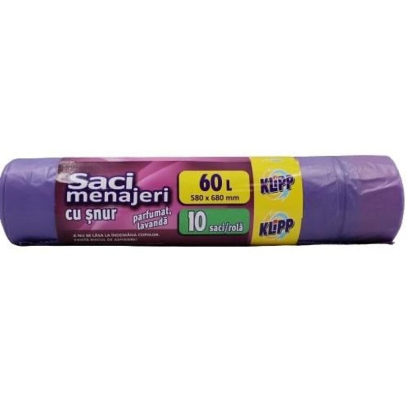 Saci Menajeri Stella Super Etansi, 60 l, 10 Bucati