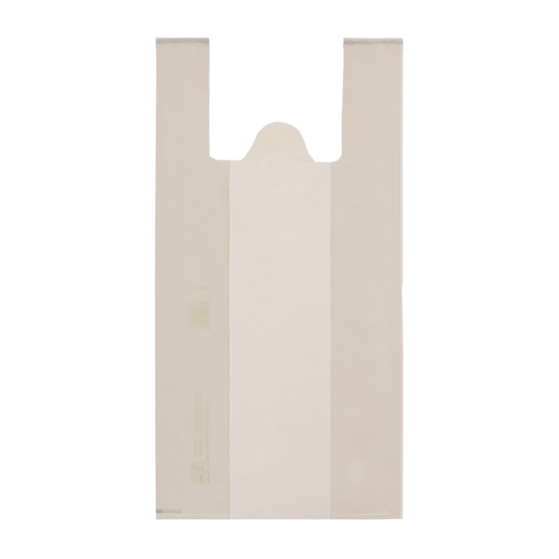 Sacose Biodegradabile, Compostabile, Albe, Medii 50 buc