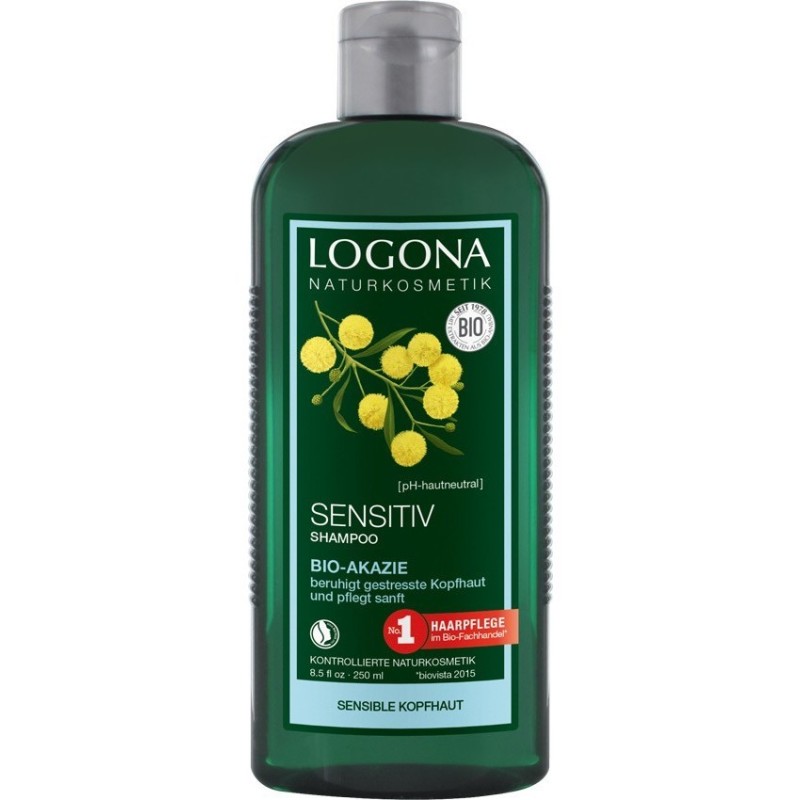 Sampon pentru Scalp Sensibil cu Acacia, BIO, 250 ml, Logona
