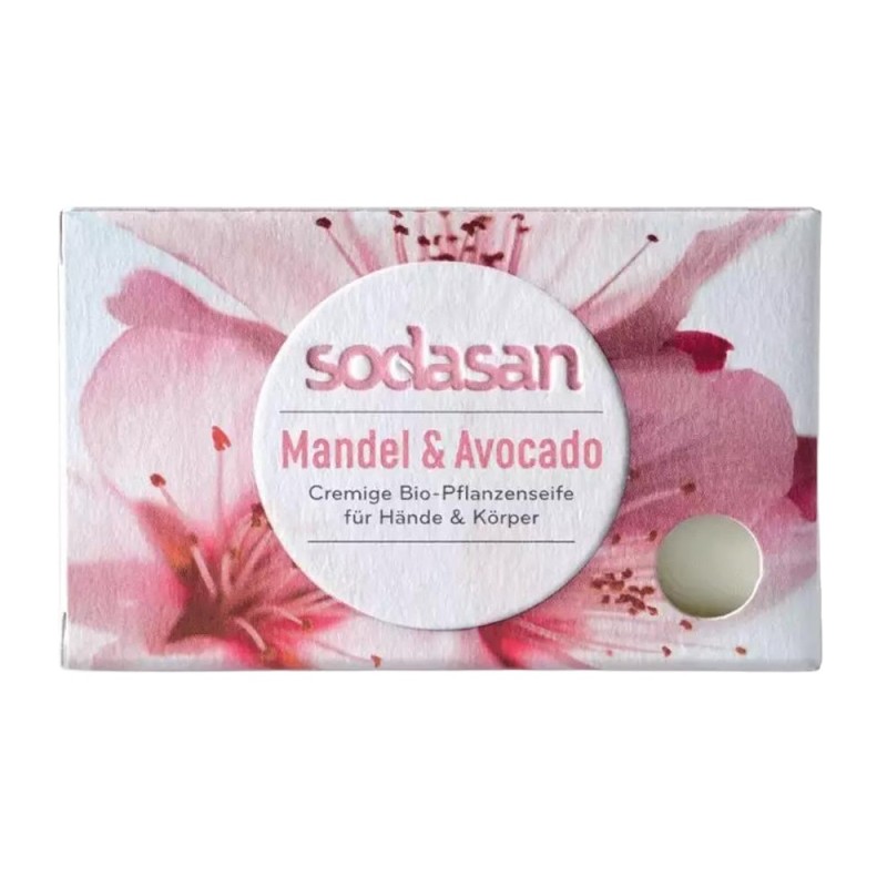 Sapun Bio cu Migdale si Avocado, 100 g, Sodasan, LaVera And Sante