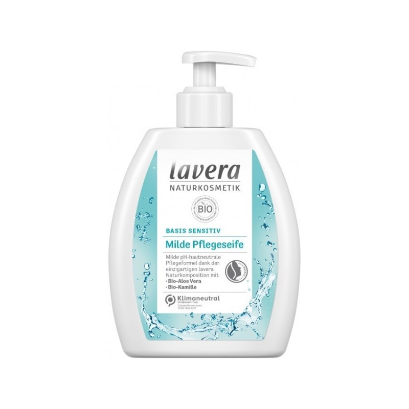 Sapun Lichid BIO, Basis Sensitiv, Lavera, 250 ml