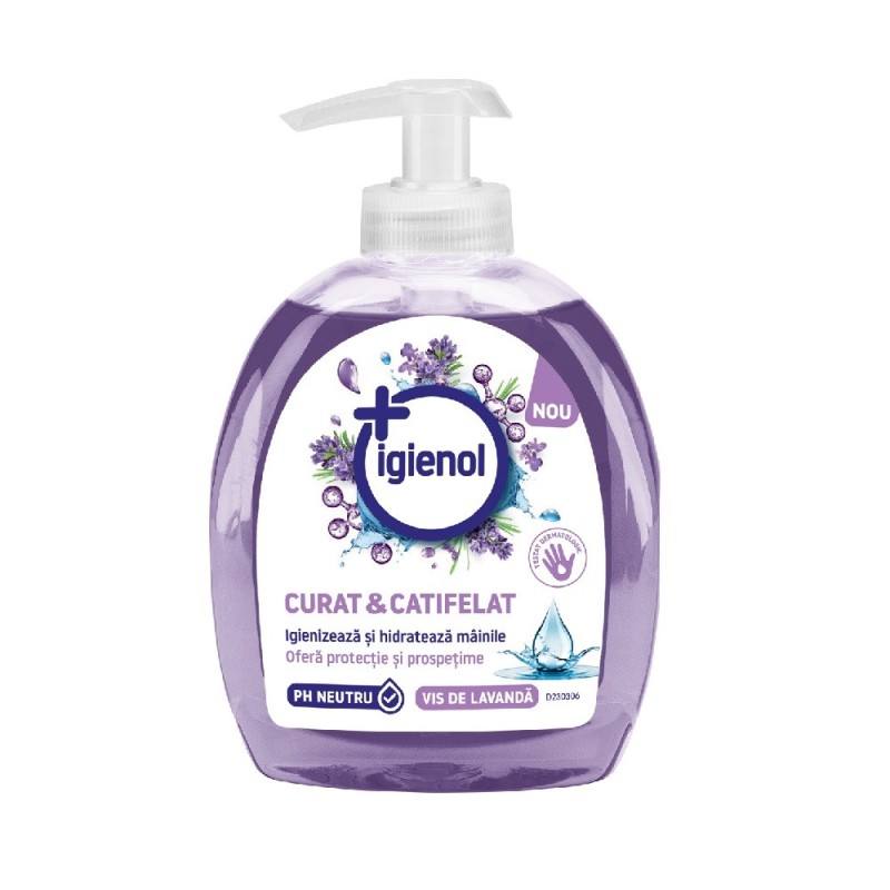 Sapun Lichid, Igienol, Vis de Lavanda, 300 ml