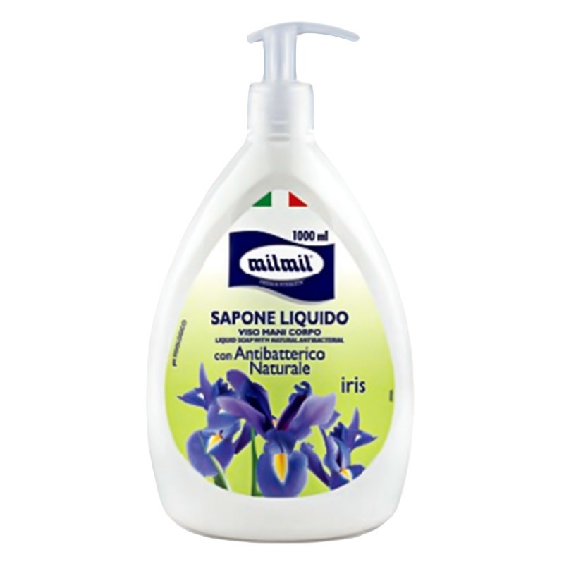 Sapun Lichid Mil Mil, 1 l, Iris, Pompita
