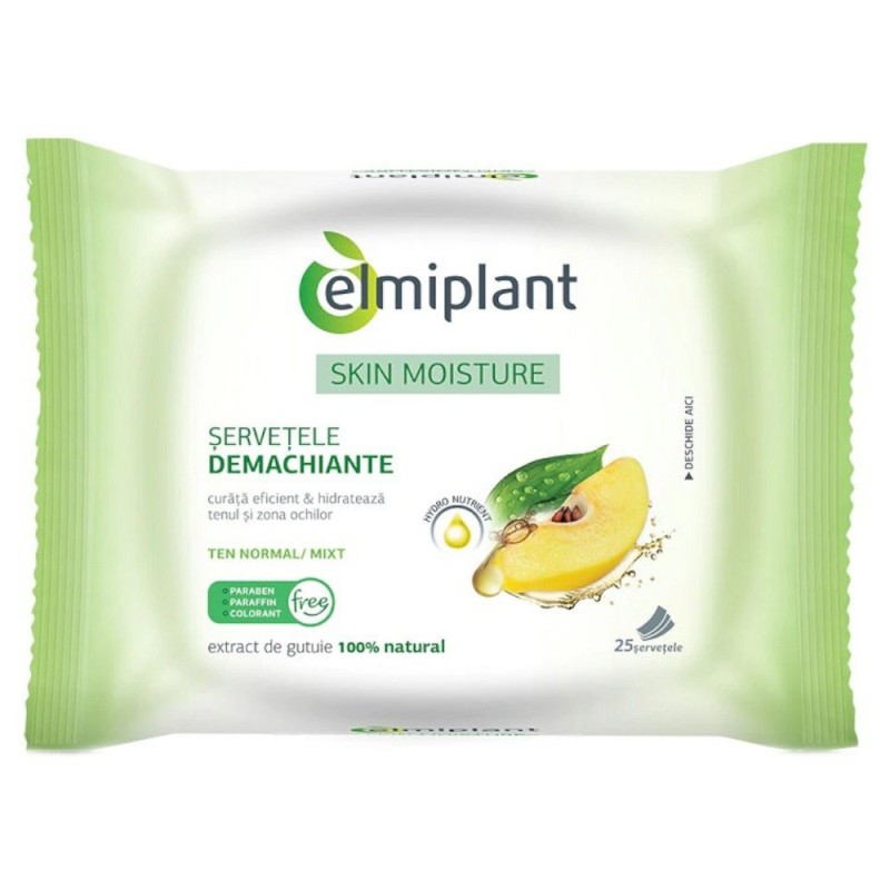 Servetele Demachiante Elmiplant pentru Ten Normal Mixt, 25 Bucati