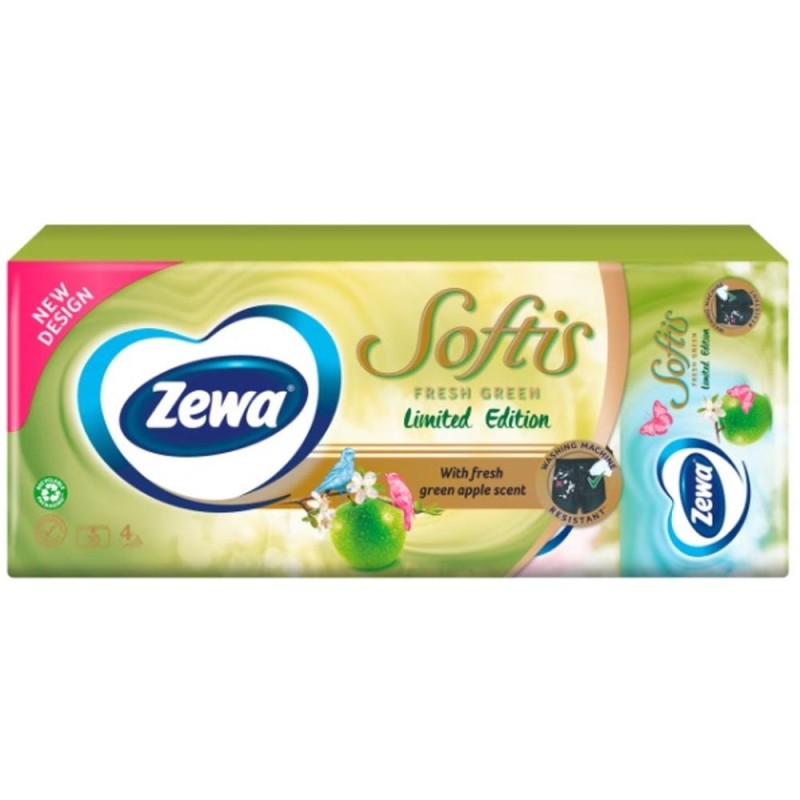 Servetele Nazale, 4 Straturi, Limited Editions Oriental, Zewa, 10 Pachete x 9 Batiste