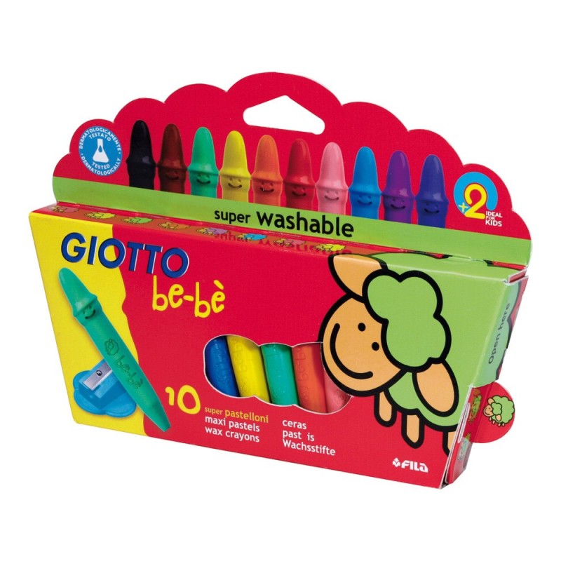 Set 10 creioane cerate Giotto Bebe