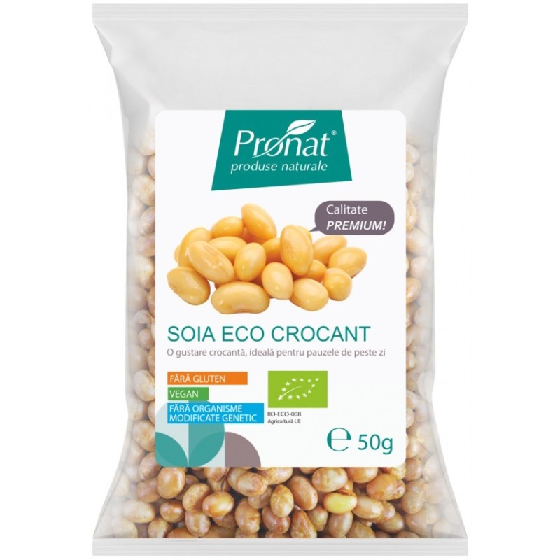 Soia BIO Crocant, 50 g, Pronat