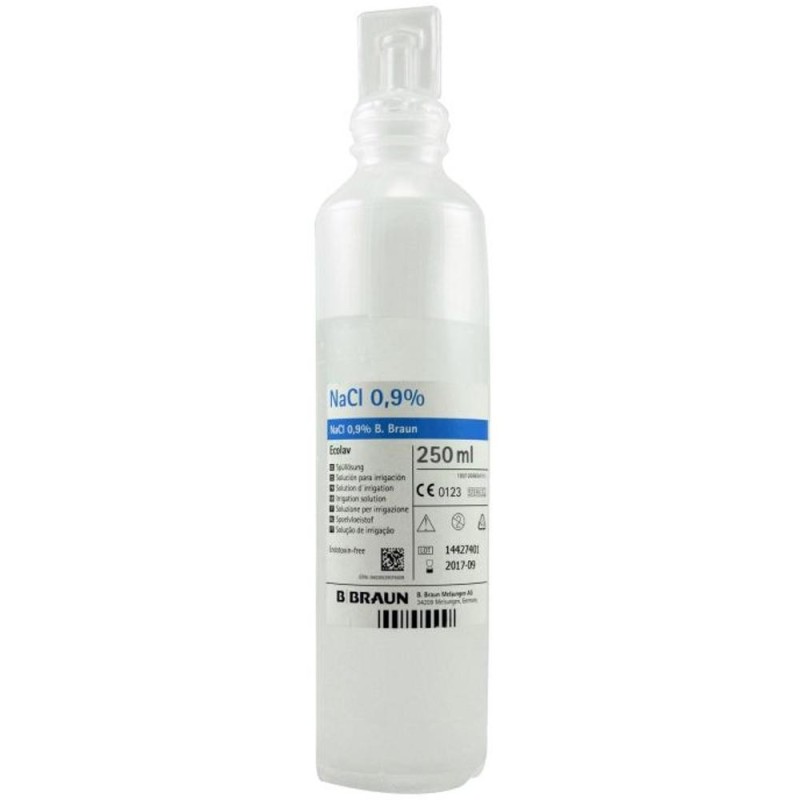Solutie Sterila NaCl 0.9%, pentru Irigare Oculara si Nazala, 250 ml