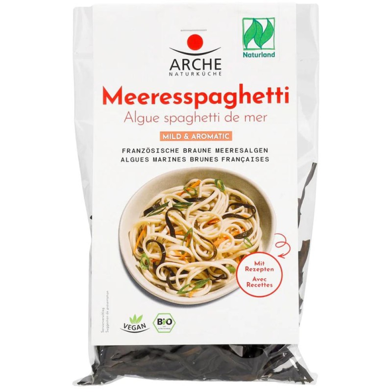 Spaghetti din Alge Marine Bio, Arche Naturkuche - Asia, 30 g
