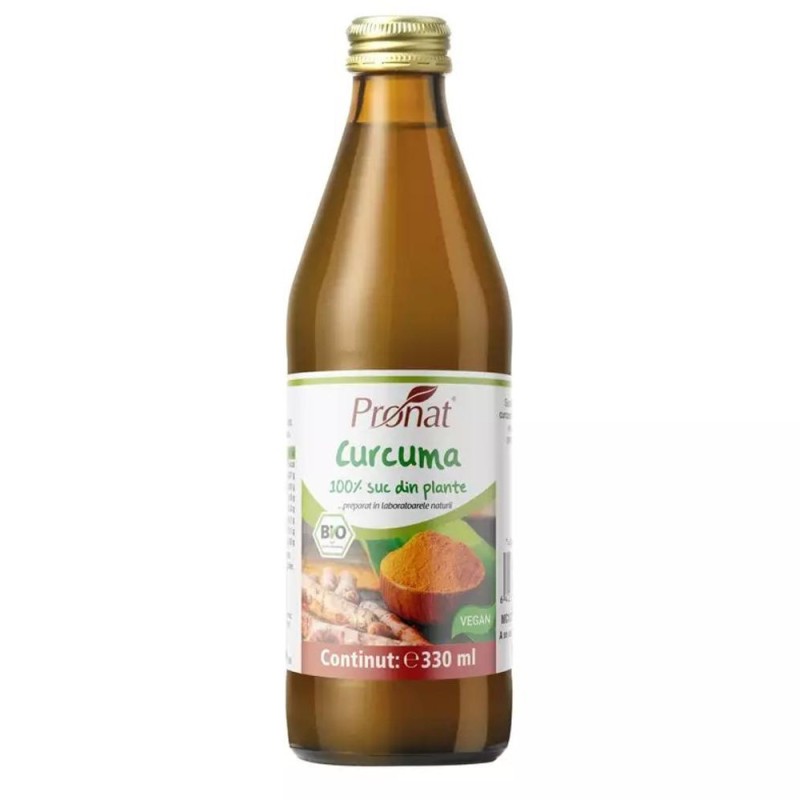 Suc Bio de Curcuma, 330 ml, Medicura