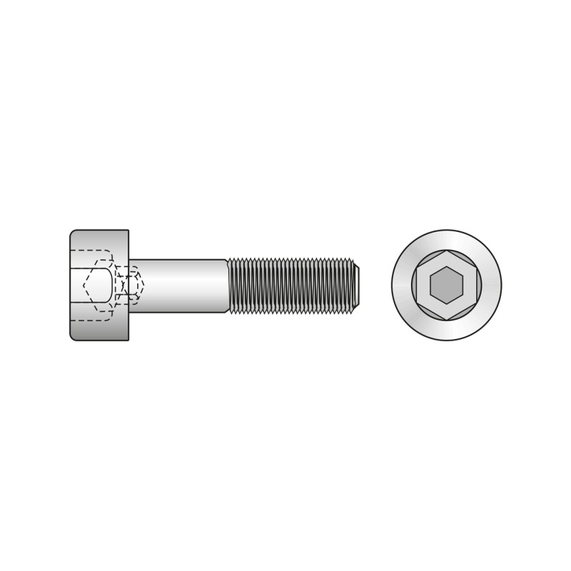 Surub Cap Mic Inbus 6912 Otel Gr.8.8-M20 X 160