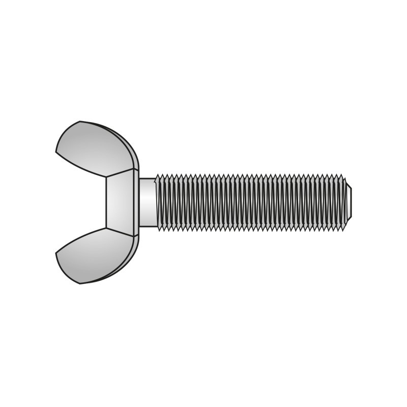 Surub Fluture 316 Inox A2-M10 X 55
