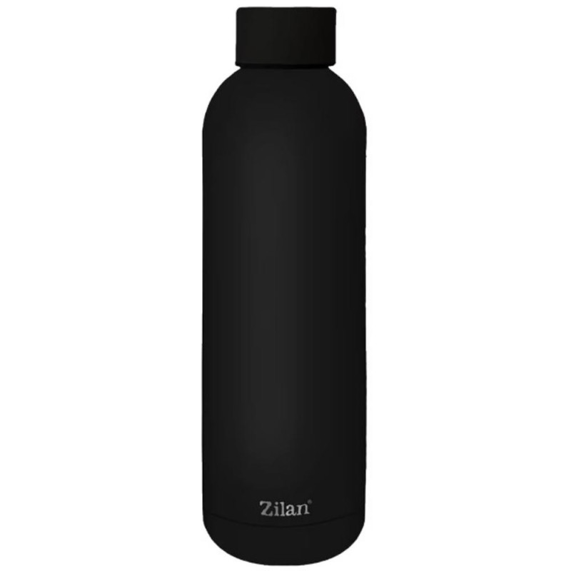 Termos Tip Sticla, din Inox, Capacitate 500 ml, Negru