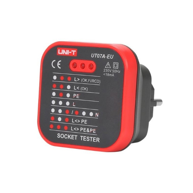 Tester Priza EU, UT07A UNI-T
