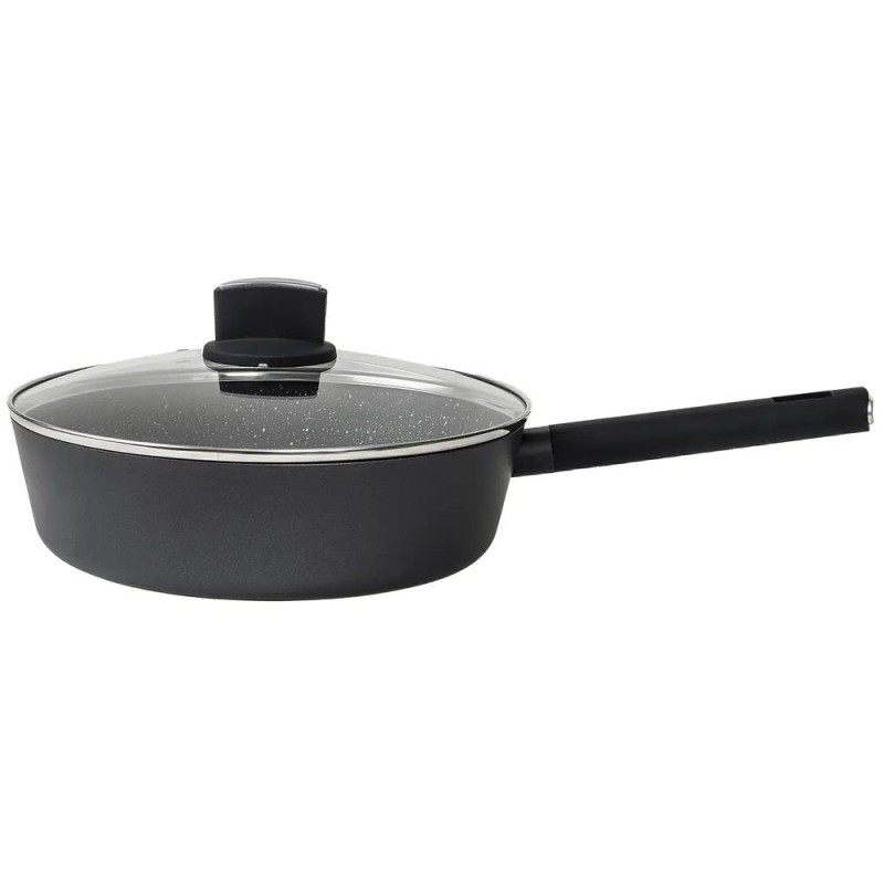 Tigaie Adanca din Aluminiu cu Capac Zilan, 26 cm