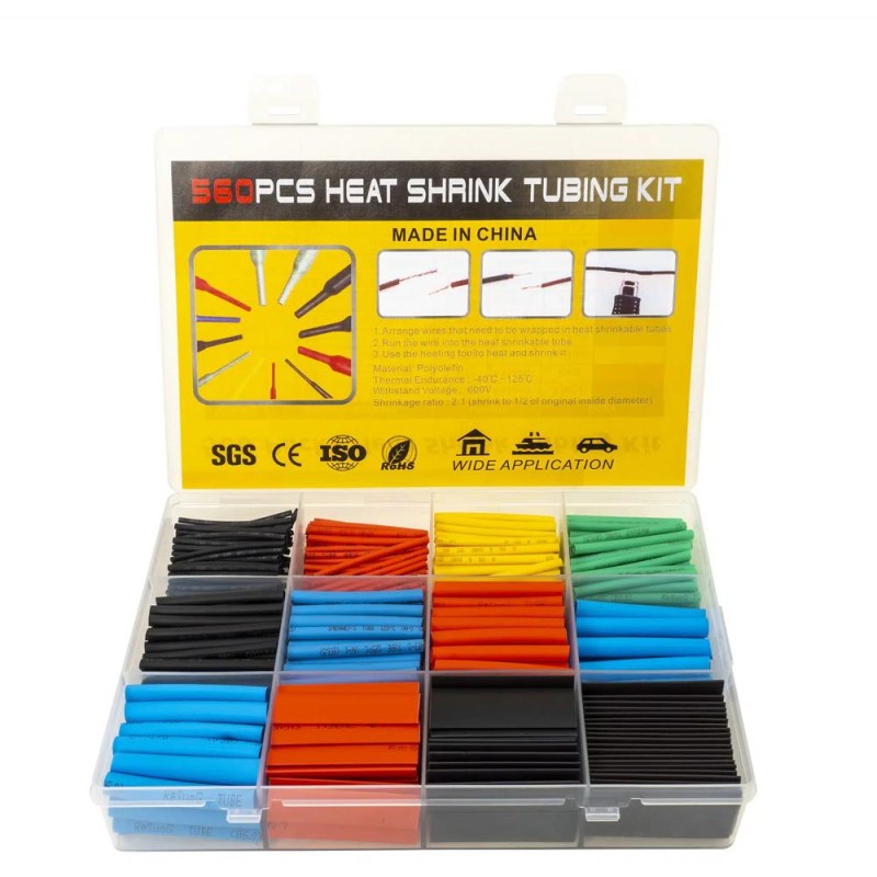 Tuburi Termocontractabile, Z Tools, 560 Bucati