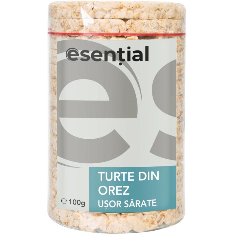 Turte din Orez Sarate Esential'aroms, 100 g