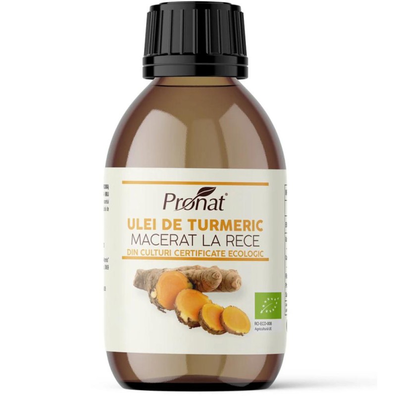 Ulei de Turmeric Macerat la Rece, Bio, 100 ml