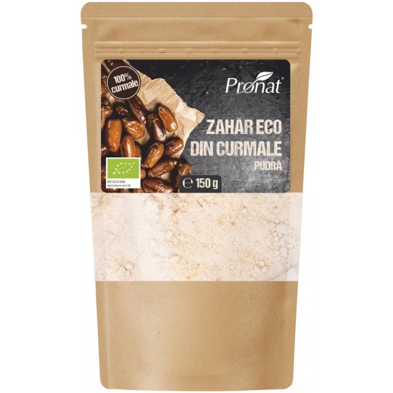 Zahar din Curmale Bio, 150 g, Pronat